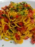 CAPELLINI🍝Al Hogao Colombiano, con Curry y Cilantro...!😋