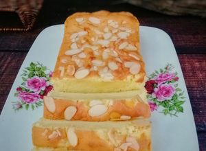 Gambar 🇬🇷 Cream Cheese Butter Cake (Kek Butter Krim Keju) - Greece