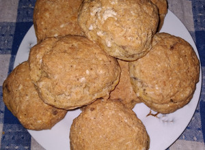 Una foto de Pan Bollitos de Avena Integral✔Muy Fáciles✔✔Sin Gluten✔