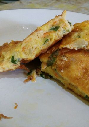 Foto resep Telur dadar keju