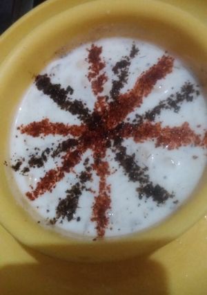 A picture of Boondi raita.