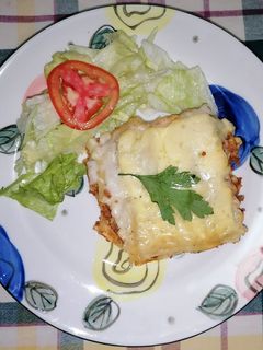 Una foto de Lasaña boloñesa 🇮🇹