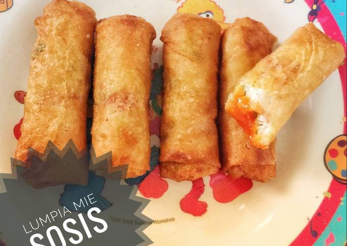 Resep Lumpia Mie Sosis Oleh Ummu Ibrahim Cookpad