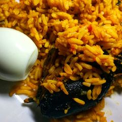 Jollof rice A picture of Jollof rice.