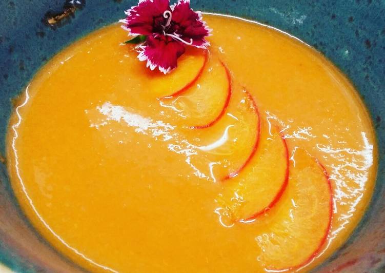 Salmorejo de albaricoque
