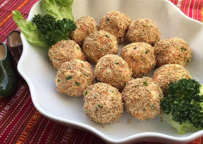 Uzbekistan Potato Salad Ball