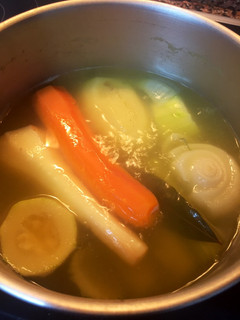 Una foto de Caldo de verduras