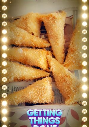 A picture of Tandoori mayo cones.