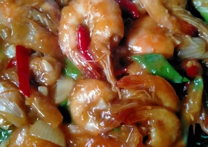 Udang saus tiram