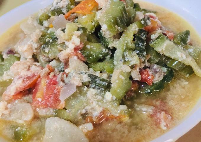 Recipe of Award-winning Savory Sautéed Bitter Gourd with Tomatoes / Ampalaya / Bitter Melon