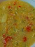 Sopa de huevo y verdura
