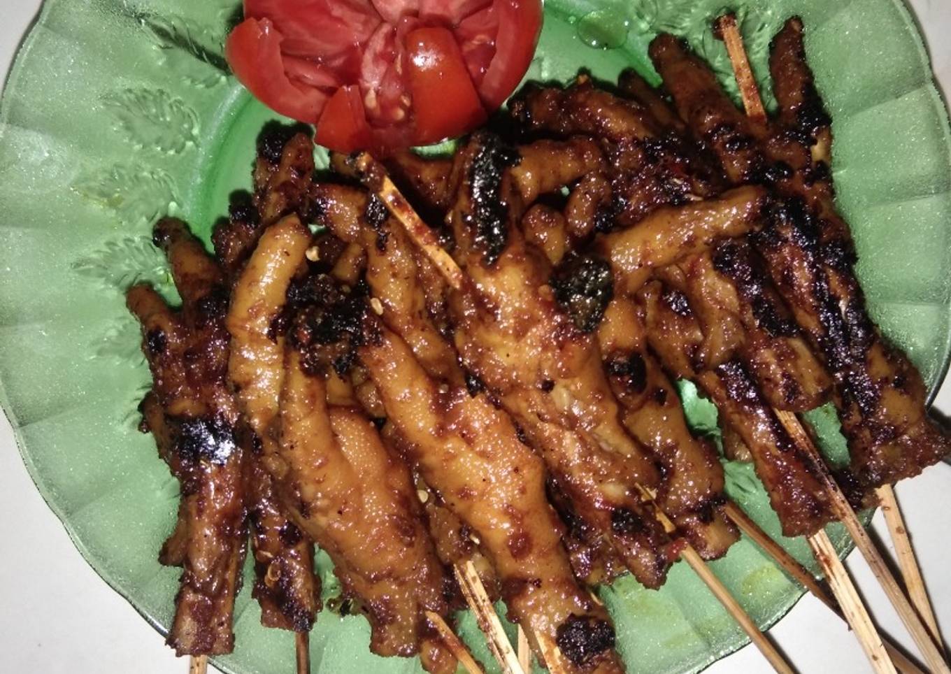 Sate ceker ayam
