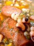 Potaje de chícharos con "sinojos"