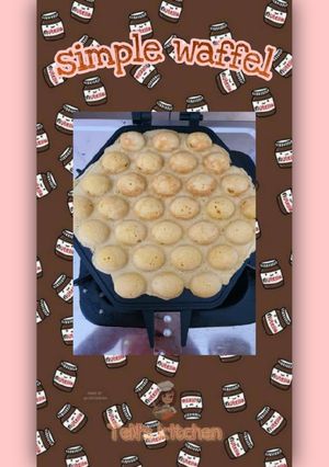 Foto resep Egg Waffle Simple 🥰🥰
