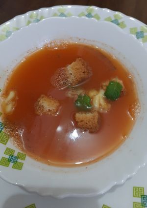 टमाटर गाजर का सूप (tamatar gajar ka soup recipe in Hindi) रेसिपी मुख्य फोटो