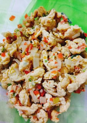 Foto resep Veggies scrambled egg mpasi 8bulan