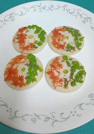 A picture of 🇮🇳 🇮🇳 Republican Tricolour Uttapam 🇮🇳 🇮🇳.
