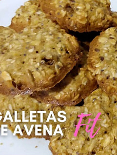 Una foto de Galletas de avena Fit