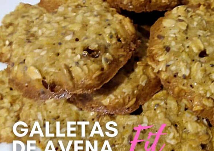 Recipe of Any-night-of-the-week Galletas de avena Fit