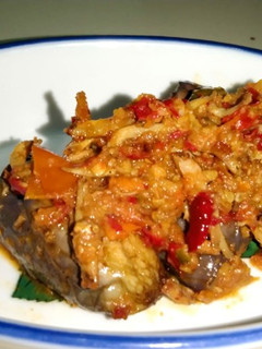 Foto resep Terong teri balado
