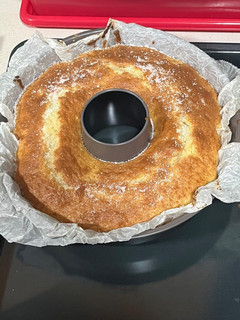Una foto de Bizcocho de manzana esponjoso