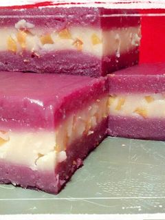 Foto resep Lapis ubi ungu