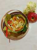 Apple and Cabbage bowl fruit chat