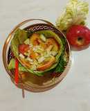 Apple and Cabbage bowl fruit chat