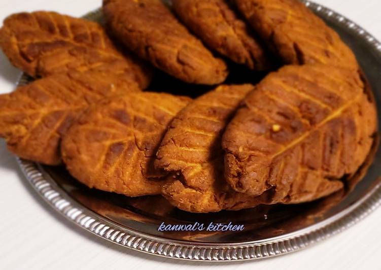 Recipe of Quick Thekua with jaggery