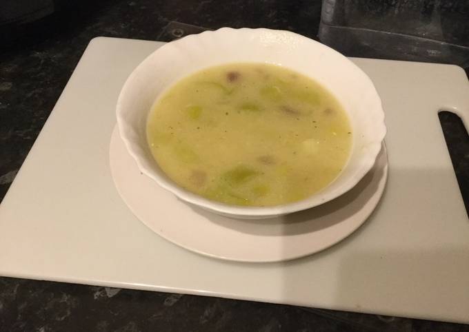 My leek & potato soup