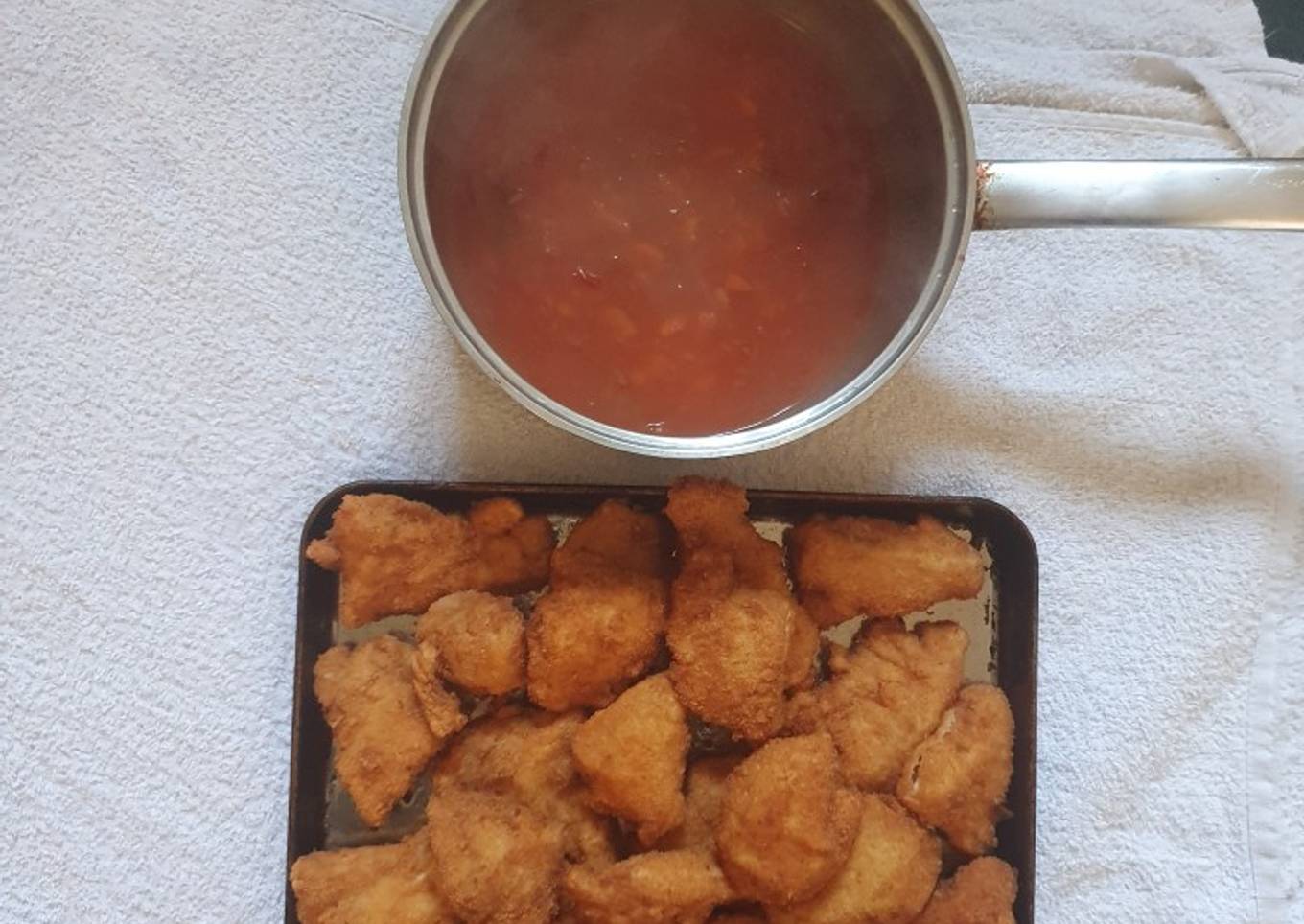 Sweet and Sour Chicken Goujon's