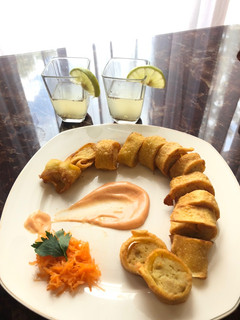Foto resep Chicken egg roll (fried)