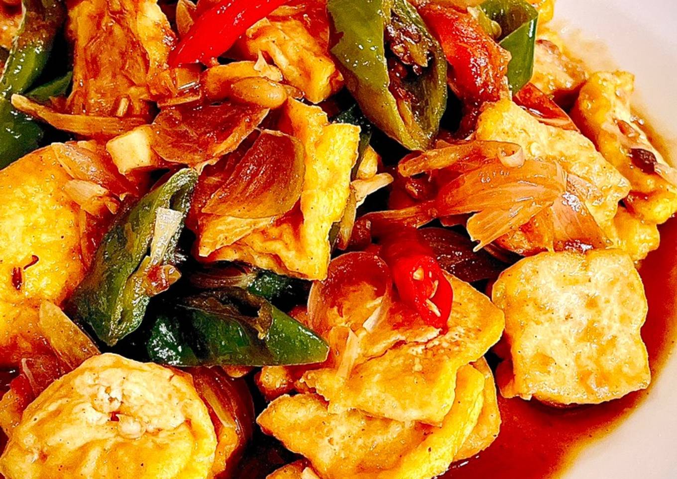 Tumis Tahu Kecap Tauco