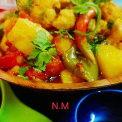 A picture of Mixed_vegetable Curry.