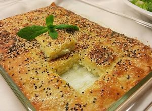 صورة لوصفة برك تركية بالجبنة