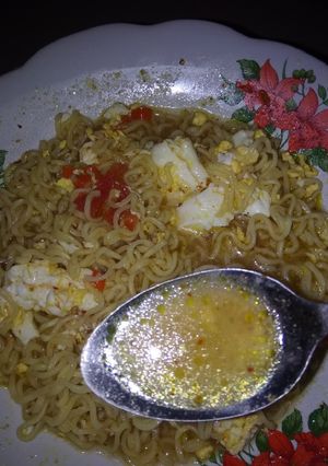 Foto resep Mie godok kuah pedes gampil