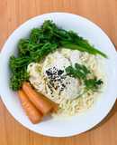 Eat clean: Mỳ spaghetti sốt kem (518cal)