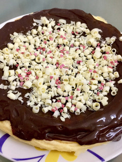 Una foto de Cheesecake de chocolate blanco 🍰🍦