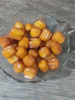 عکسی از دستور بامیه به روش قنادی