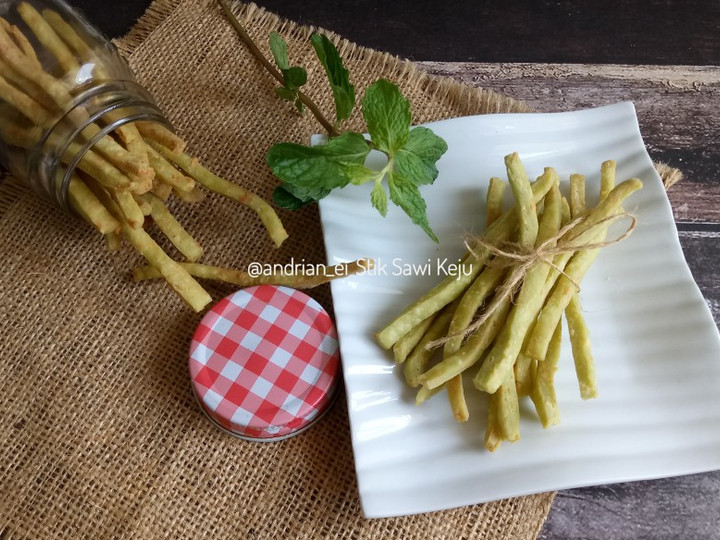  Resep bikin Stik Sawi Keju (Putih Telur) yang istimewa