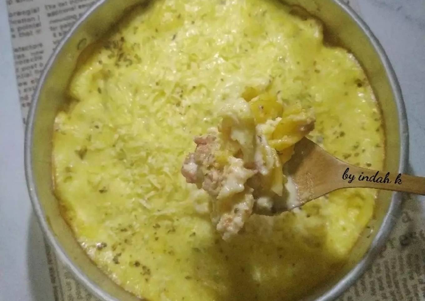 Baked Fusilli With Bechamel Sauce