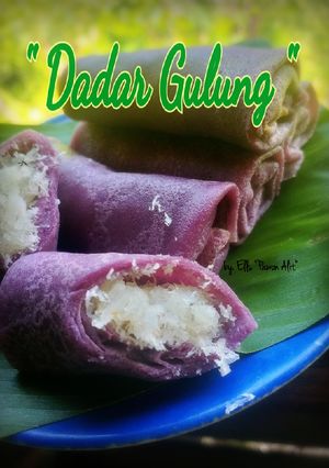 Foto resep 11. Dadar gulung kelapa muda