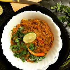 Lauki Bharta (Mashed Bottle Gourd Curry) A picture of Lauki Bharta (Mashed Bottle Gourd Curry).