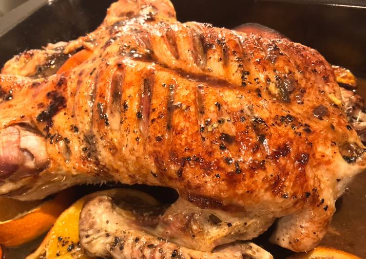 Simple Way to Prepare Ultimate Roast Duck with Salt and Pepper with Orange Glaze