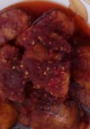 Foto resep Ayam goreng sambal merah