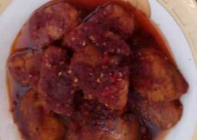 Ayam goreng sambal merah