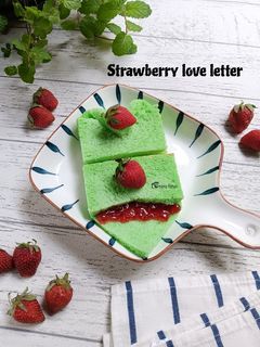 Foto resep Strawberry love letter