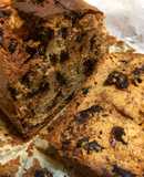Delicious 🍌 Banana Raisin Dark Chocolate Cake