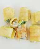 Zucchini Veg Cream cheese Wraps