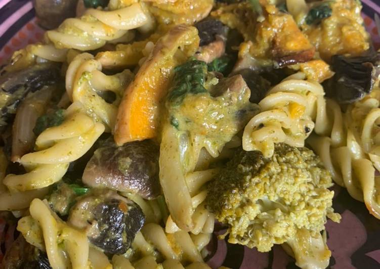 Simple Way to Make Ultimate Spicy Cilantro Pesto Pasta